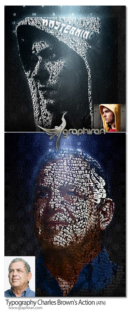 دانلود اکشن جدید فتوشاپ ساخت تایپوگرافی کلمات خارق العاده