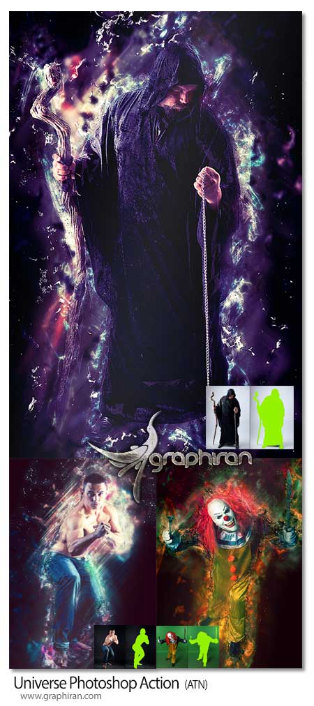 Universe Photoshop Action