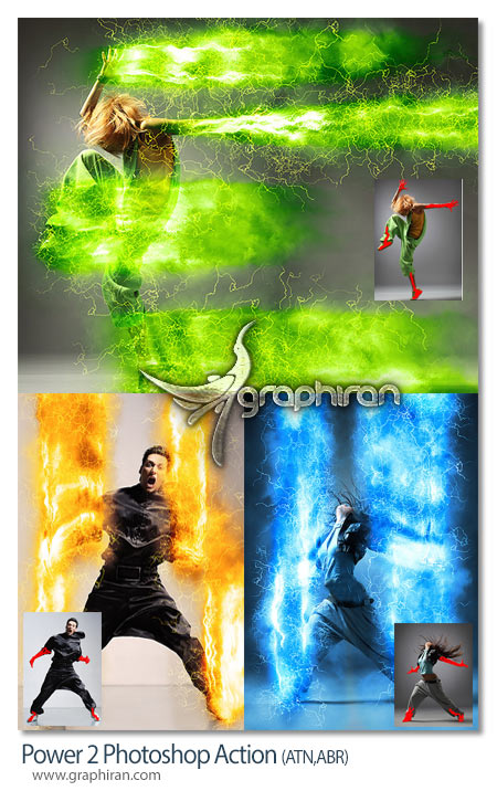 Power 2 Photoshop Action