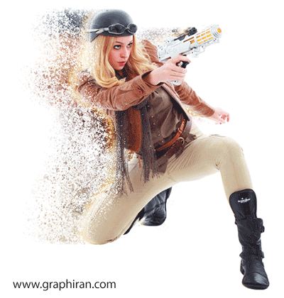 Animated Shatter And Dust Photoshop Action