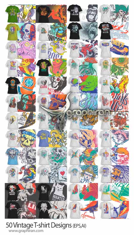 50-Vintage-T-shirt-Designs